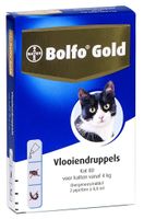 Bolfo Gold Spot-On Kat 80 vanaf 4kg - 2 pip