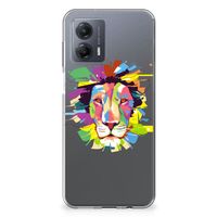 Motorola Moto G53 Telefoonhoesje met Naam Lion Color