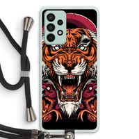 Tiger and Rattlesnakes: Samsung Galaxy A52s 5G Transparant Hoesje met koord
