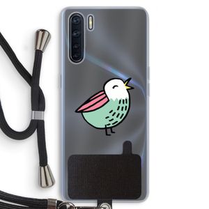 Birdy: Oppo A91 Transparant Hoesje met koord