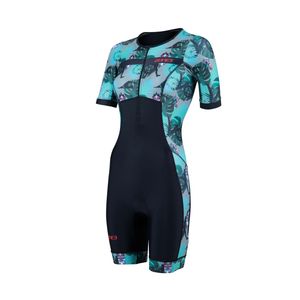 Zone3 Activate plus korte mouw trisuit Tribal Rush dames S