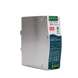 Mean Well SDR-120-12 DIN-rail netvoeding 12 V/DC 10 A 120 W Aantal uitgangen: 1 x Inhoud: 1 stuk(s)