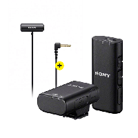 Sony Multi-interface Shoe Compatible Wireless Microphone met Compact Stereo Lavalier microphone kit - thumbnail