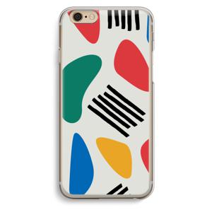 Illustratieve pop 1: iPhone 6 / 6S Transparant Hoesje