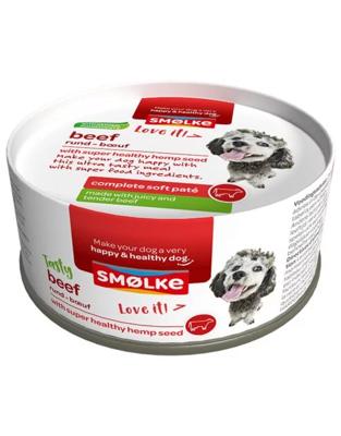 Smølke Smølke Complete Soft Paté Hondenvoer Rund 125g