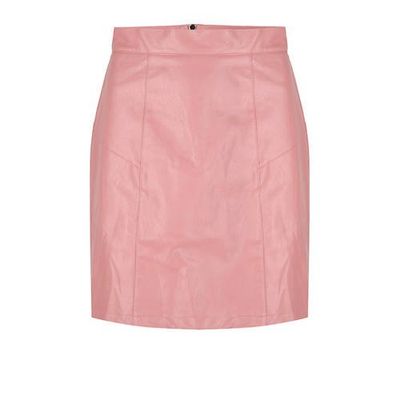 Lofty Manner imitatieleren rok Melody roze Lofty Manner imitatieleren rok Melody roze