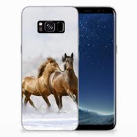 Samsung Galaxy S8 | TPU Hoesje | Paarden Samsung Galaxy S8 | TPU Hoesje | Paarden