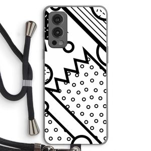 Pop Art #4: OnePlus Nord 2 5G Transparant Hoesje met koord
