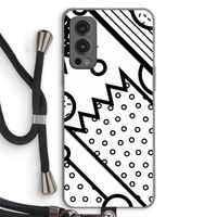 Pop Art #4: OnePlus Nord 2 5G Transparant Hoesje met koord