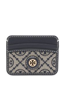 Tory Burch porte-carte à logo monogrammé - Bleu