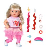 BABY born Sister Play & Style pop blond haar - 43 cm - thumbnail