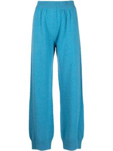 Barrie pantalon en maille à coupe droite - Bleu