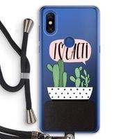 I love cacti: Xiaomi Mi Mix 3 Transparant Hoesje met koord