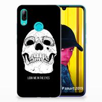 Silicone Back Case Huawei P Smart 2019 Skull Eyes