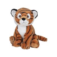 Pluche knuffel bruine tijger van 25 cm   -