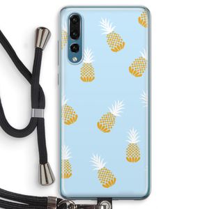 Ananasjes: Huawei P20 Pro Transparant Hoesje met koord