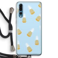 Ananasjes: Huawei P20 Pro Transparant Hoesje met koord