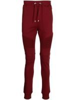 Balmain pantalon de jogging à logo imprimé - Rouge - thumbnail