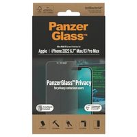 PanzerGlass Ultra-Wide Fit Privacy iPhone 13 Pro Max/14 Plus Screenprotector - Zwart - thumbnail