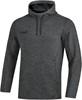 JAKO 6729D Sweater Met Kap Premium Basics Dames - Antraciet Gemeleerd - 34
