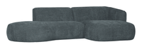 WOOOD Loungebank 'Polly' Rechts, Woven, kleur Blauw/Groen