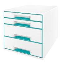 Leitz WOW Cube bureaulade-organizer Kunststof Metallic, Turkoois
