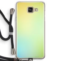 Minty mist pastel: Samsung Galaxy A5 (2016) Transparant Hoesje met koord