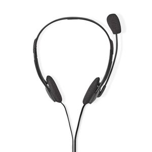 Nedis PC-Headset | On-Ear | Stereo | 2x 3.5 mm | 2 m | 1 stuks - CHST100BK CHST100BK