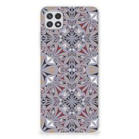 Samsung Galaxy A22 5G TPU Siliconen Hoesje Flower Tiles