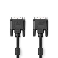 Nedis DVI-Kabel | DVI-D 24+1-Pins Male | DVI-D 24+1-Pins Male | 10 m | 1 stuks - CCGP32001BK100 CCGP32001BK100 - thumbnail