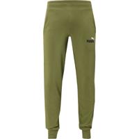 PUMA Essentials+ 2 Logo Joggingbroek Olijfgroen Zwart Wit