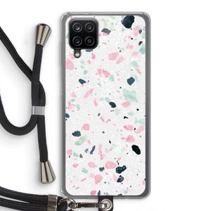 Terrazzo N°3: Samsung Galaxy A12 Transparant Hoesje met koord