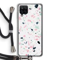 Terrazzo N°3: Samsung Galaxy A12 Transparant Hoesje met koord