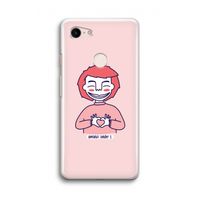 Hartje: Google Pixel 3 Transparant Hoesje Hartje: Google Pixel 3 Transparant Hoesje