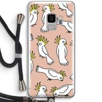 Papegaai: Samsung Galaxy S9 Transparant Hoesje met koord
