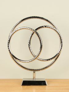 Aluminium ringen, zilverkleur 39 cm