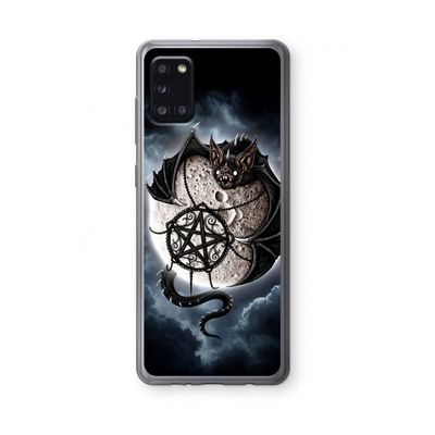 Volle maan: Samsung Galaxy A31 Transparant Hoesje