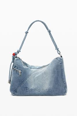 Grote tas charms denim - BLUE - U