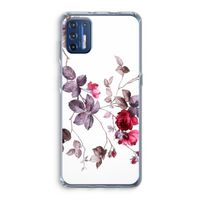 Mooie bloemen: Motorola Moto G9 Plus Transparant Hoesje