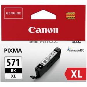 Canon CLI-571BK XL inktcartridge 1 stuk(s) Origineel Hoog (XL) rendement Zwart