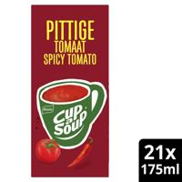 Cup a soup knorr pittige tomaat 175ml | 4 stuks