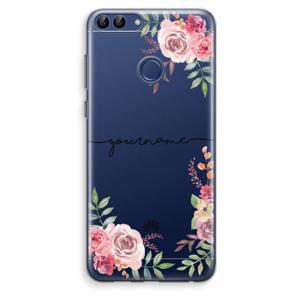 Rozen: Huawei P Smart (2018) Transparant Hoesje