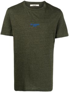 Zadig&Voltaire t-shirt à slogan imprimé - Vert