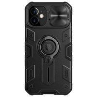 Nillkin CamShield Armor iPhone 12 Mini Hybrid Case - Zwart - thumbnail