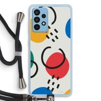 Illustratieve pop 3: Samsung Galaxy A52 Transparant Hoesje met koord