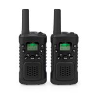 Nedis WLTK0610BK Walkie Talkie Set 2 Handsets Tot 6 Km Frequentiekanalen: 8 Ptt / Vox Tot 3 Uur Koptelefoonoutput 2 Headsets Zwart - thumbnail