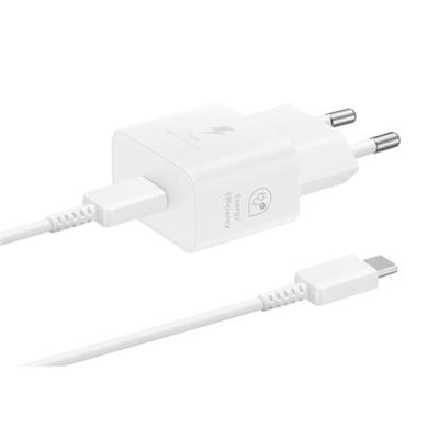 SAMSUNG Fast Sector Charger - 25W USB C (met kabel) - Wit