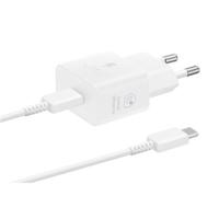 SAMSUNG Fast Sector Charger - 25W USB C (met kabel) - Wit
