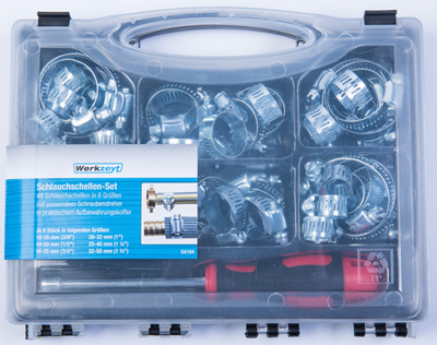 Werkzeyt slangenklemmenset 50-delig - sa164