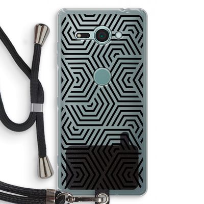 Magic pattern: Sony Xperia XZ2 Compact Transparant Hoesje met koord